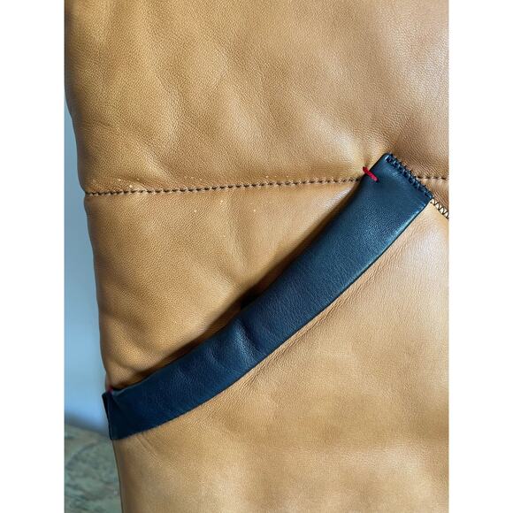 Chevignon mens down filled leather vest - Picture 7 of 9